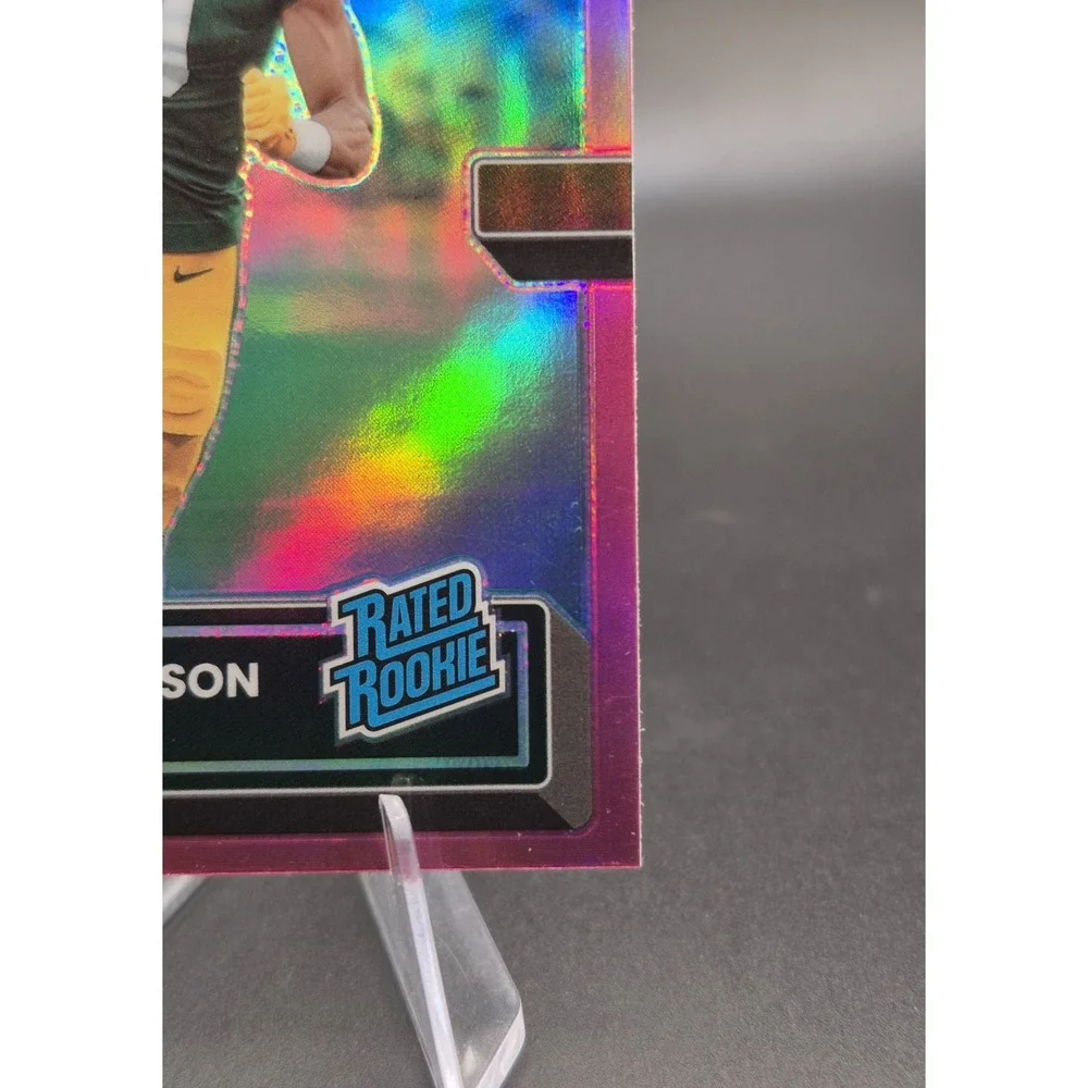 2022 Donruss Optic Christian Watson #219 Pink Prizm Rated Rookie (RC) Packers